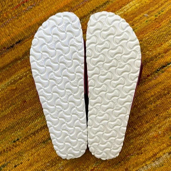 Birkenstock Madrid Big Buckle Nubuck Fuchsia Tulip + Brushed Silver 11-11.5 M/N - Picture 4 of 9